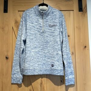 LA Rams Women's 1/4 Zip Fleece